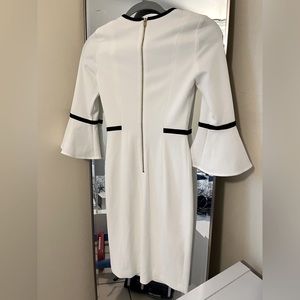 3/4 Bell Sleeve Boat Neck dress.